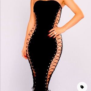 Bandage stunning stringed corset style dress!!!